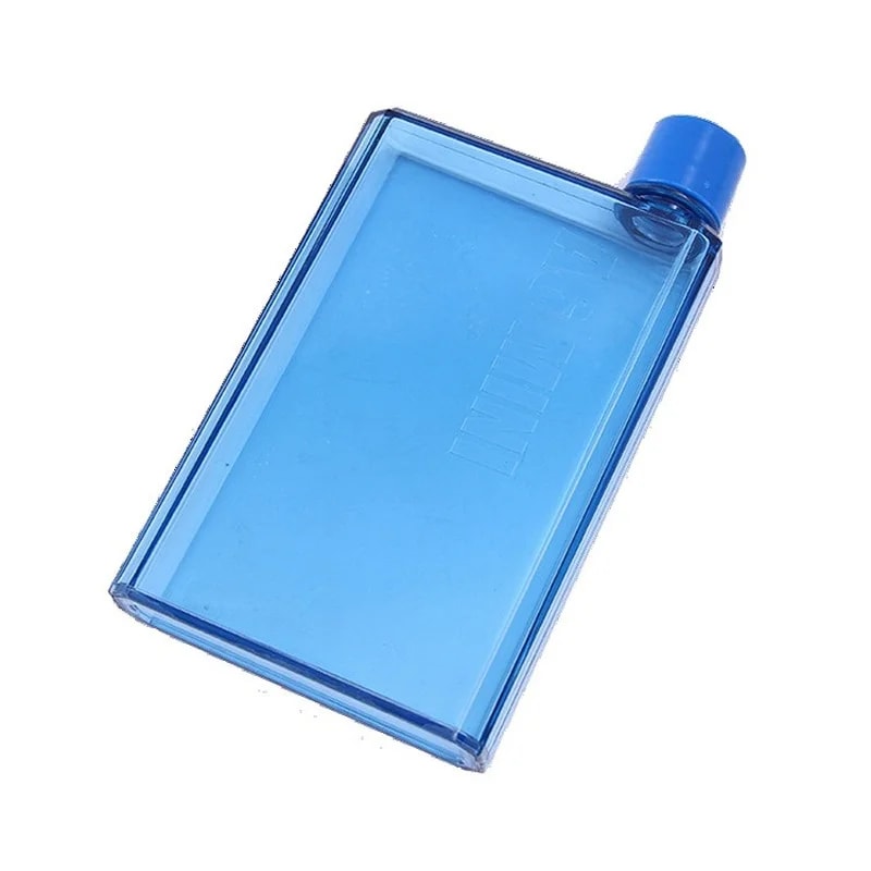 Portable Water Bottle Notebook Flat Book Shaped Drinking Bottle 5