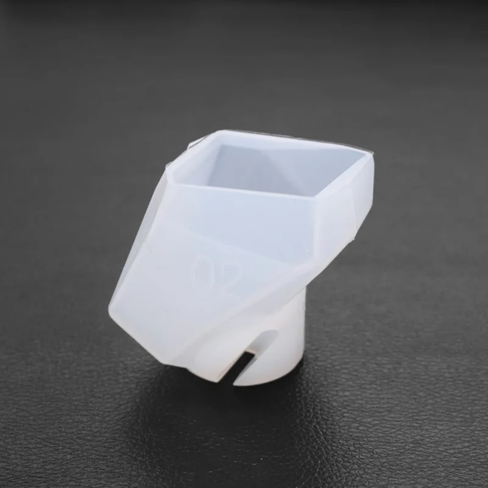 Geometric Stone Shape Silicone Candle Mold Resin Craft & Aroma Plaster Mould for Home Decor