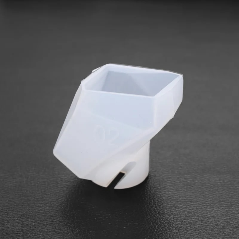 Geometric Stone Shape Silicone Candle Mold Resin Craft & Aroma Plaster Mould for Home Decor