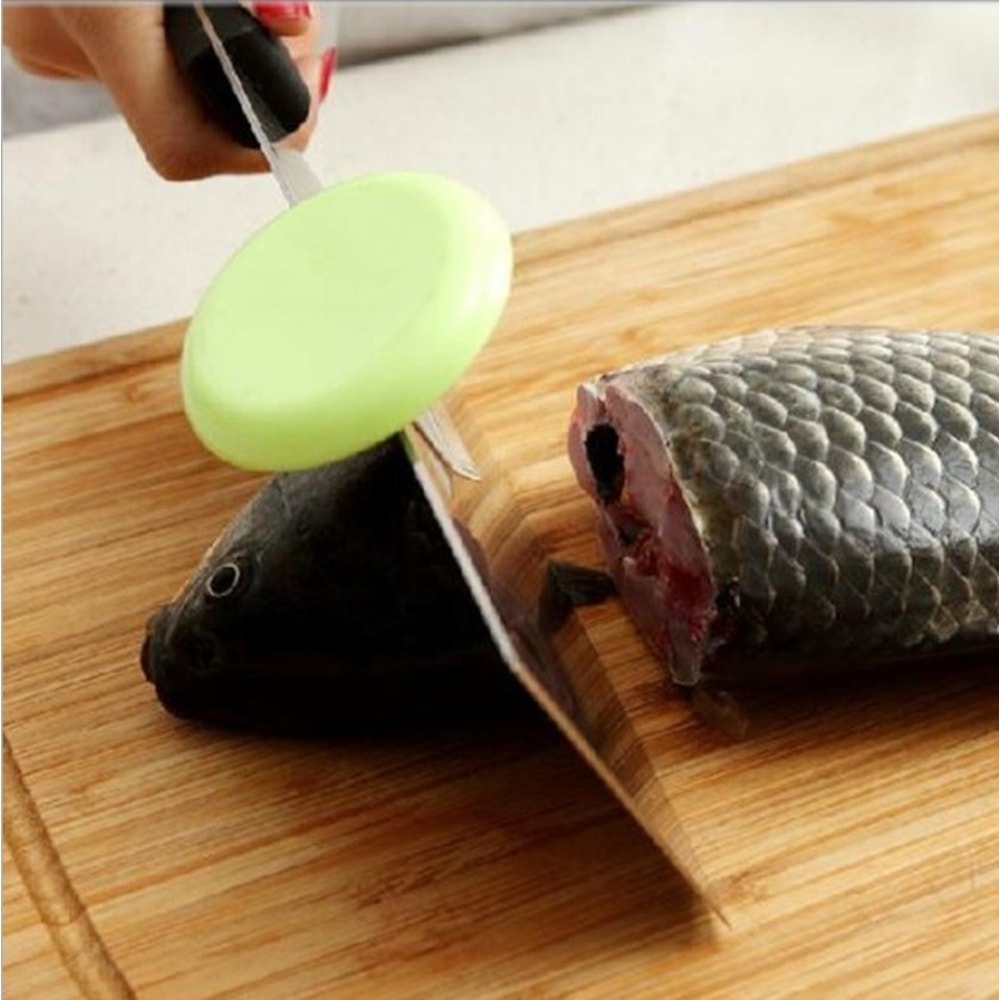 Stainless Steel Knife Cap: Dual-Purpose Kitchen Chopping Booster Knife Holder