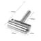Stainless Steel Rolling Pin for Baking, Pastry, and Pizza Durable Metal Dough Roller Tool for Cookies & Fondant