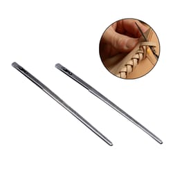 leather sewing needles double hole hand stitch craft tool