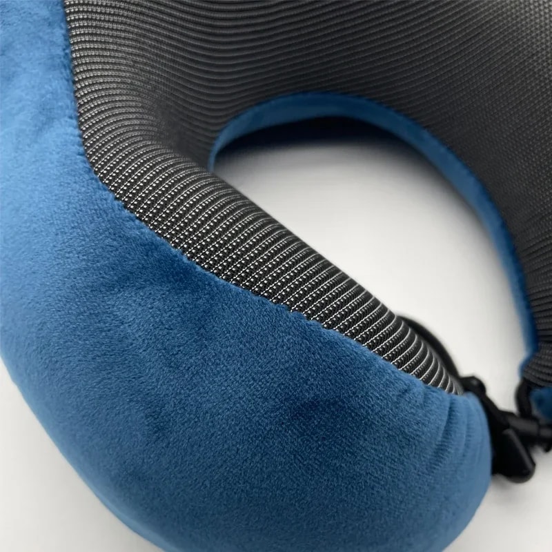 U Shaped Memory Foam Neck Pillow Soft Travel Pillow With Massage Function For Neck Relief Comforta 4