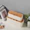 Bamboo Cable Management Box Eco Friendly Wire Storage Organizer For Desk Computer 3