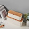 Bamboo Cable Management Box Eco Friendly Wire Storage Organizer For Desk Computer 3