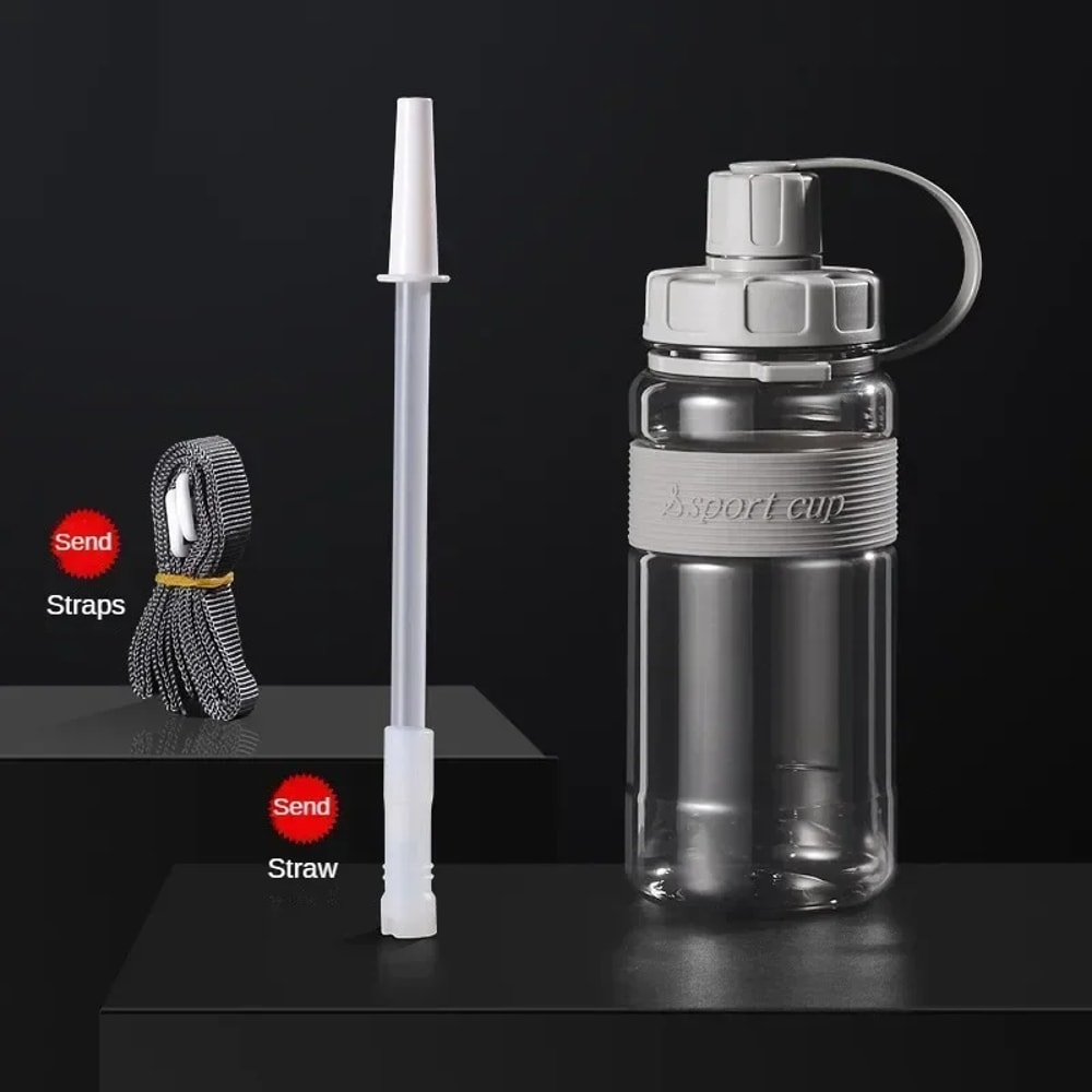 Big Water Bottle with Straw Large Capacity BPA Free Fitness Sports Water Bottle for School, Gym.