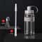 Big Water Bottle with Straw Large Capacity BPA Free Fitness Sports Water Bottle for School, Gym.