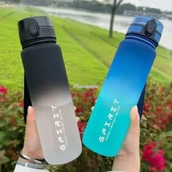 large capacity leak proof sports water bottle portable, durable, and stylish gym fitness jug for outdoor travel