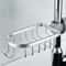 Adjustable Bathroom Faucet Storage Rack Shower Shampoo Soap Holder Kitchen Sink Drain Organizer 1