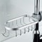 Adjustable Bathroom Faucet Storage Rack Shower Shampoo Soap Holder Kitchen Sink Drain Organizer 1
