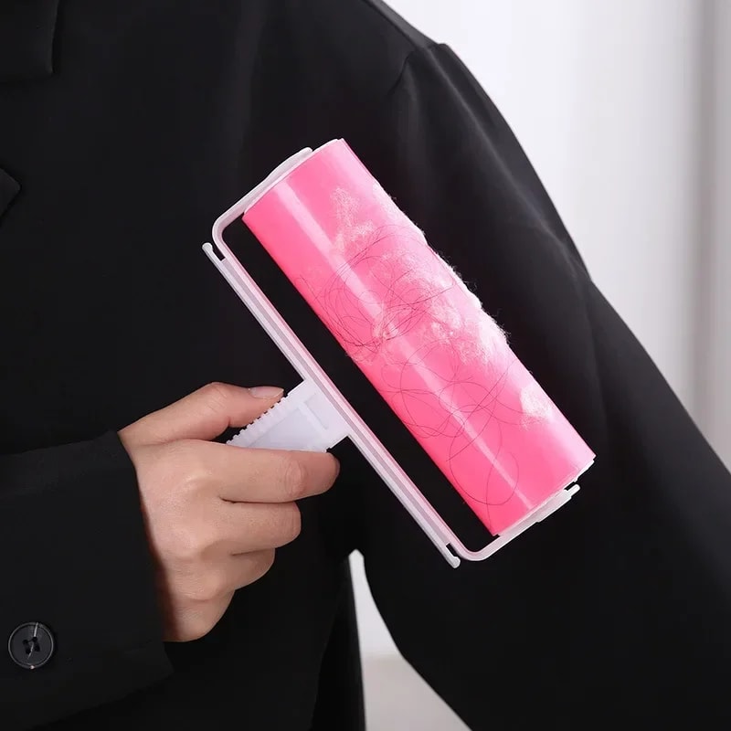 Large Washable Reusable Pet Hair Remover Roller Portable & Efficient Household Cleaning Tool