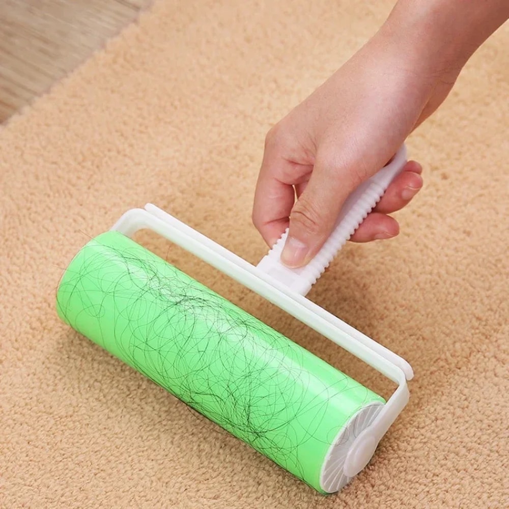 Large Washable Reusable Pet Hair Remover Roller Portable & Efficient Household Cleaning Tool