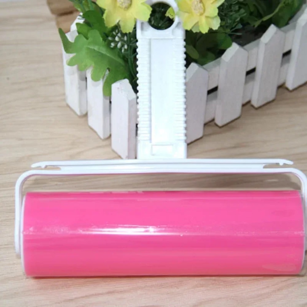 Large Washable Reusable Pet Hair Remover Roller Portable & Efficient Household Cleaning Tool