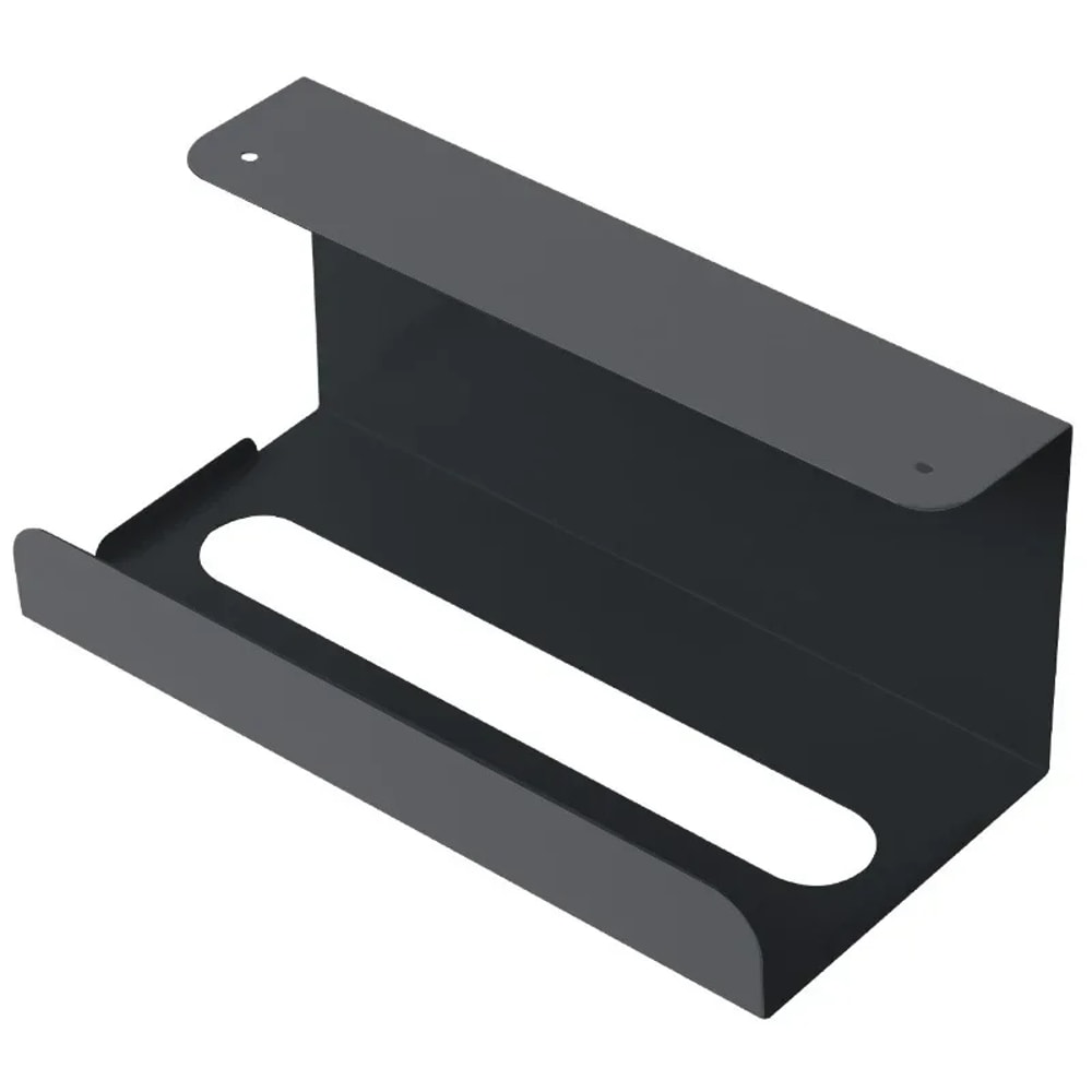 Under Cabinet Paper Towel Holder And Tissue Box Organizer With Strong Iron Load Bearing Rack 7