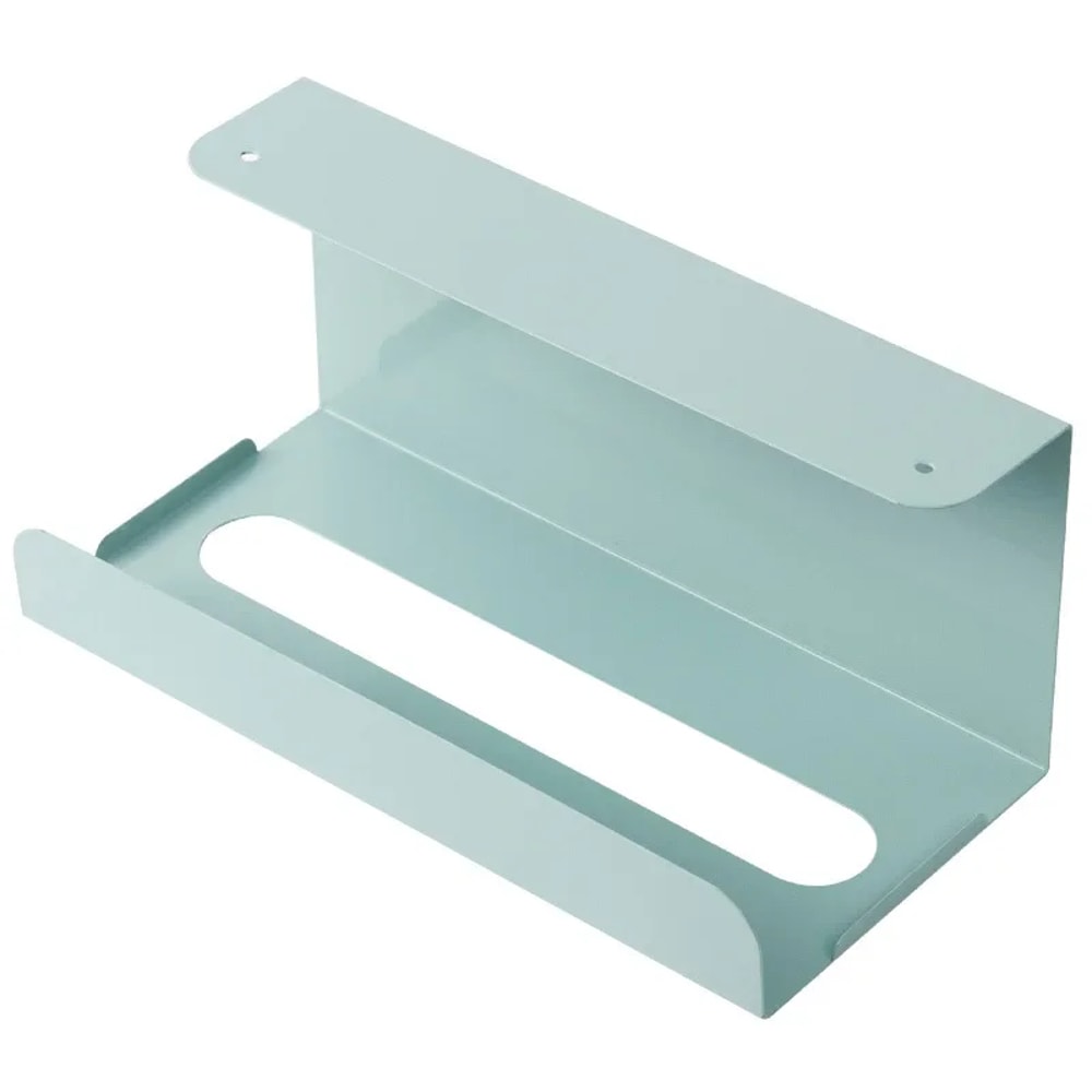 Under Cabinet Paper Towel Holder And Tissue Box Organizer With Strong Iron Load Bearing Rack 8