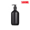 Matte Black Liquid Soap Dispenser Refillable Shampoo Conditioner And Lotion Container For Bathroom 7