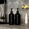 Matte Black Liquid Soap Dispenser Refillable Shampoo Conditioner And Lotion Container For Bathroom 4