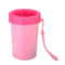 Pet Foot Washing Cup for Dogs & Cats Automatic, Portable Paw Cleaner & Wash Brush for Dirty Paws