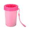 Pet Foot Washing Cup for Dogs & Cats Automatic, Portable Paw Cleaner & Wash Brush for Dirty Paws