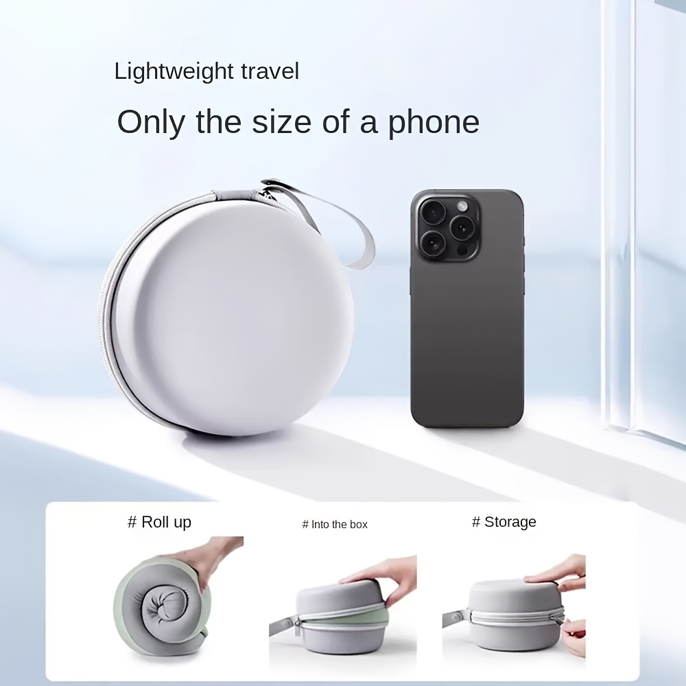 Comfortable U Shaped Neck Pillow With Storage Bag Ideal For Travel Napping And Office Use 4