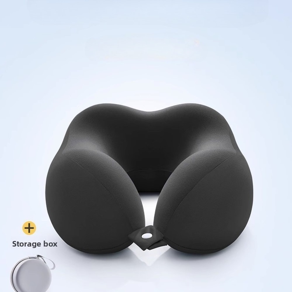 Comfortable U Shaped Neck Pillow With Storage Bag Ideal For Travel Napping And Office Use 7