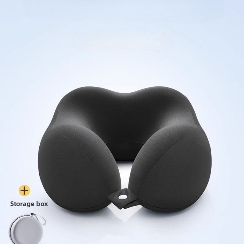 Comfortable U Shaped Neck Pillow With Storage Bag Ideal For Travel Napping And Office Use 7