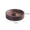 Handmade Black Walnut Wood Incense Stick Holder Round Tea Ceremony Agarwood Tray For Home Decor 5