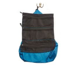 premium foldable toiletry organizer waterproof portable washing bag for travel, camping, hiking, business & gym storage