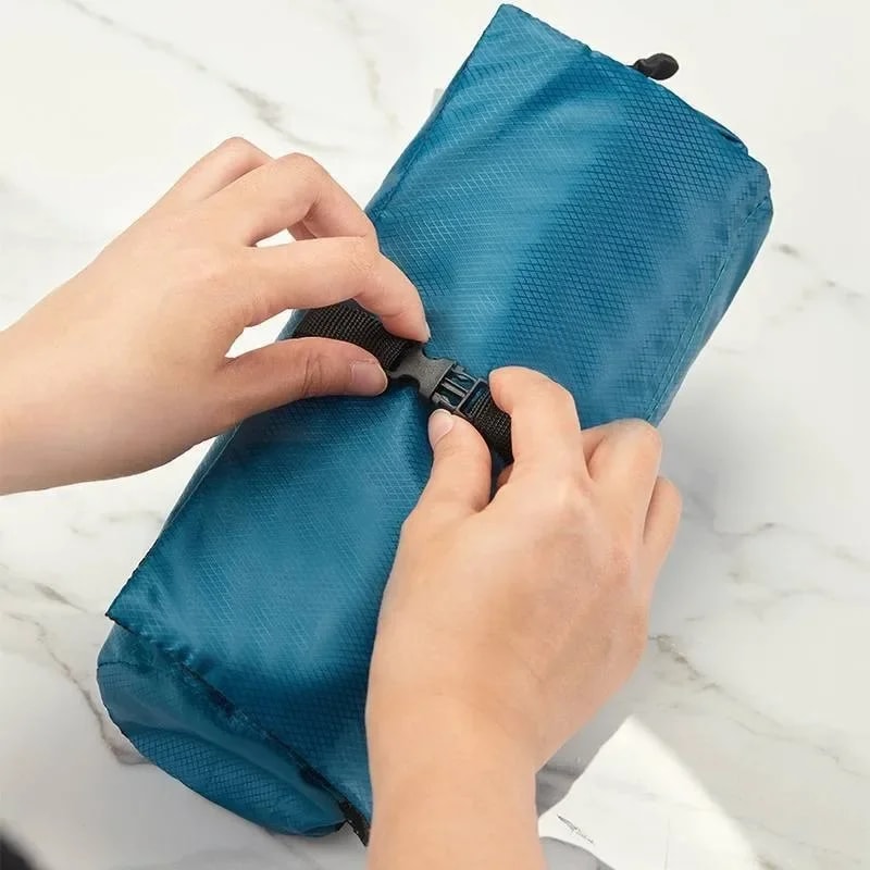 Premium Foldable Toiletry Organizer Waterproof Portable Washing Bag for Travel, Camping, Hiking, Business & Gym Storage