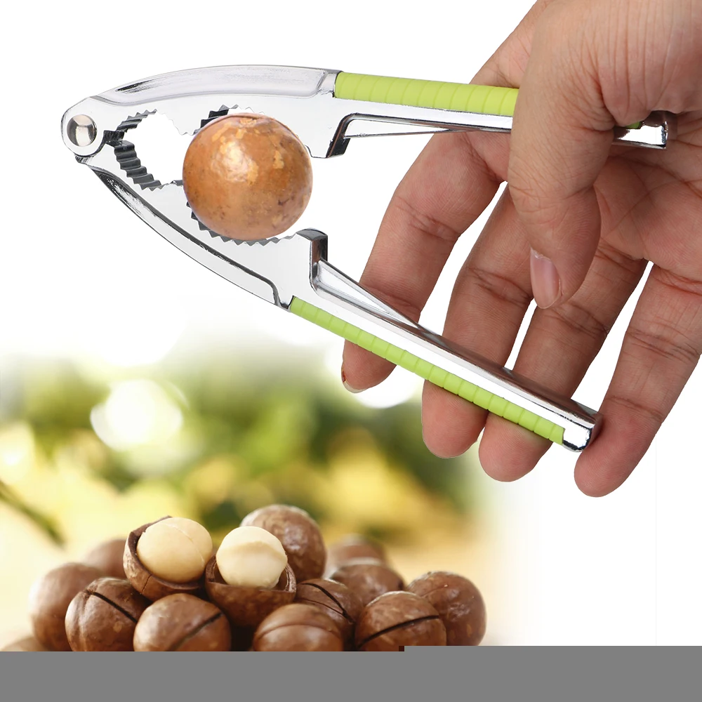 Stainless Steel Nut Cracker For Almonds Walnuts Hazelnuts Bolt Clamping MultiFunction Kitchen Tool 1