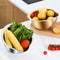 Stainless Steel Rice Washer Strainer Bowl Ideal for Washing Fruits, Vegetables & Grains