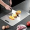Stainless Steel Cutting Boards Set NonSlip BPA Free Rustproof With Juice Groove 1