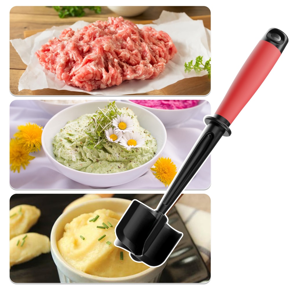 Meat Chopper Masher Heavy Duty NonStick Dishwasher Safe 3