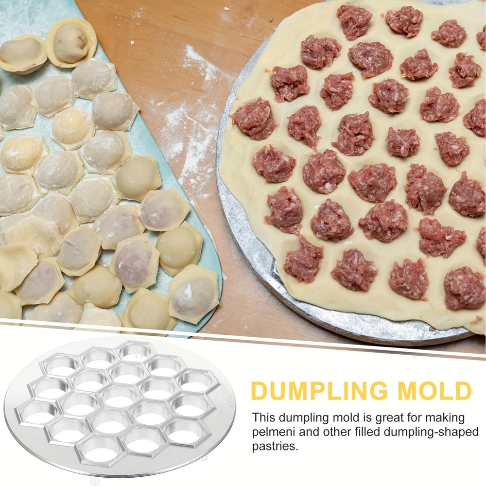 Aluminum Dumpling Maker Tool Ravioli Press For Homemade Pasta Meat Fillings MultiUse Pastry Mold K 2