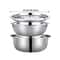 Stainless Steel Kitchen Set Grinder Strainer Bowl Combo With Drain System Dishwasher Safe For Frui 5