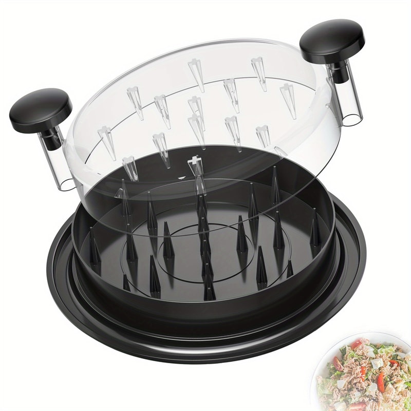 Upgraded Chicken Shredder With Transparent Cover NonSlip Blade For Easy Shredding Of Meat Vegetabl 5