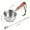 Stainless Steel Pot With Wooden Handle Dishwasher Safe For Cooking Candle Wax Melting 4