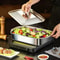 NonStick Stainless Steel Baking Pan With Lid Perfect For Casserole Pie And Roasting Ideal For Comme 0