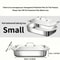 NonStick Stainless Steel Baking Pan With Lid Perfect For Casserole Pie And Roasting Ideal For Comme 5