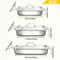 NonStick Stainless Steel Baking Pan With Lid Perfect For Casserole Pie And Roasting Ideal For Comme 3