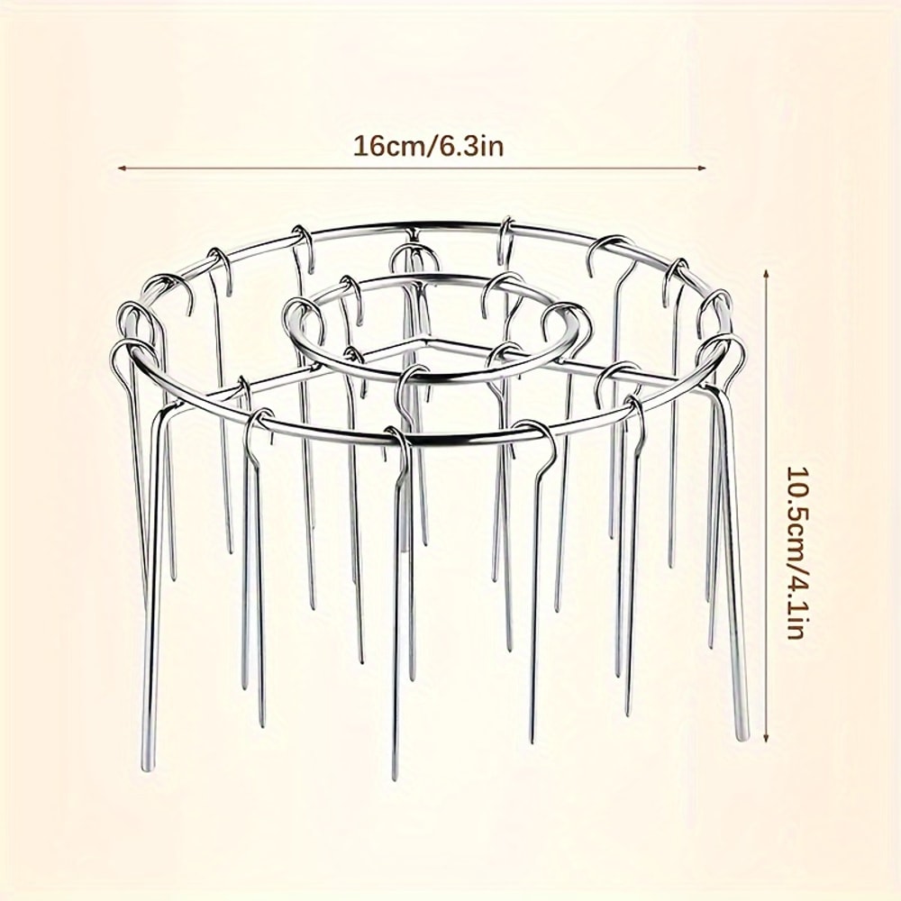 Air Fryer Skewers Rack Stainless Steel Kabob Skewers For Healthy OilFree Cooking Of Chicken Vegeta 5