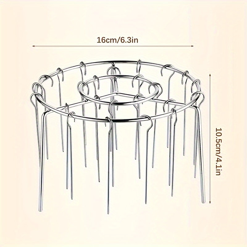 Air Fryer Skewers Rack Stainless Steel Kabob Skewers For Healthy OilFree Cooking Of Chicken Vegeta 5