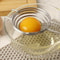 Stainless Steel Egg Separator Tool Extended Handle Yolk White Separator For Quick Baking 0