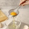Stainless Steel Egg Separator Tool Extended Handle Yolk White Separator For Quick Baking 1