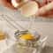 Stainless Steel Egg Separator Tool Extended Handle Yolk White Separator For Quick Baking 2