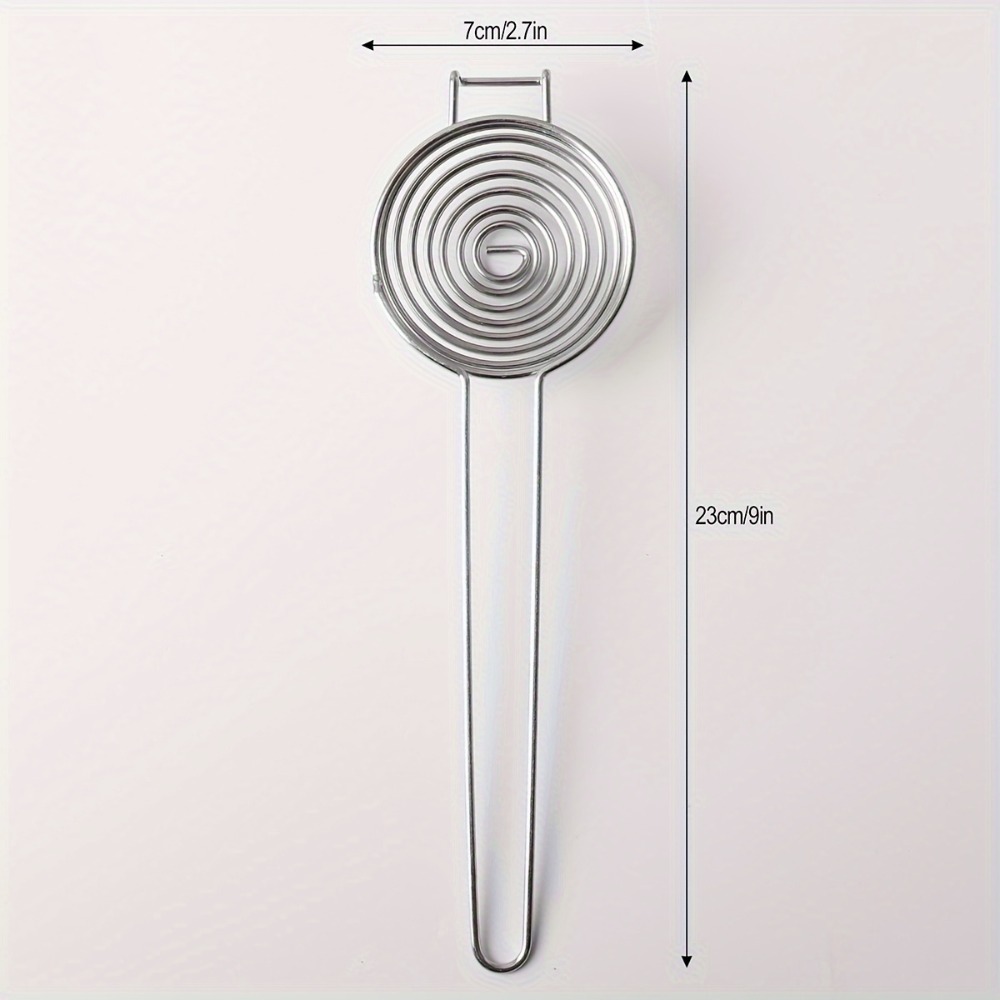 Stainless Steel Egg Separator Tool Extended Handle Yolk White Separator For Quick Baking 5