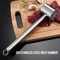 Stainless Steel Meat Tenderizer Hammer Knock Loose Beef Mace For Steaks 1