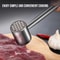 Stainless Steel Meat Tenderizer Hammer Knock Loose Beef Mace For Steaks 2