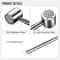 Stainless Steel Meat Tenderizer Hammer Knock Loose Beef Mace For Steaks 5