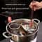 Stainless Steel Spider Strainer Skimmer Commercial Noodle Soup Hot Pot Ladle With Hook Kitchen Tool 2